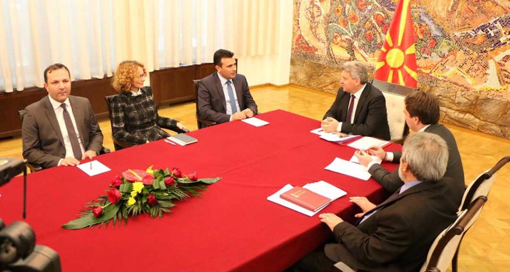 Name Deal: President Ivanov Leaves Meeting with PM Zaev and FM Dimitrov