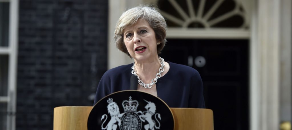 British PM May Congratulates Macedonian Counterpart Zaev on Name Deal