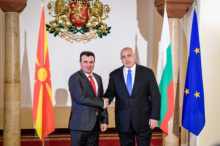PM Zaev meets Bulgarian Counterpart Borisov in Sofia