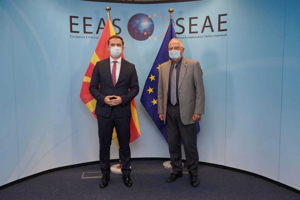 Foreign Minister Osmani Starts Visit to Brussels