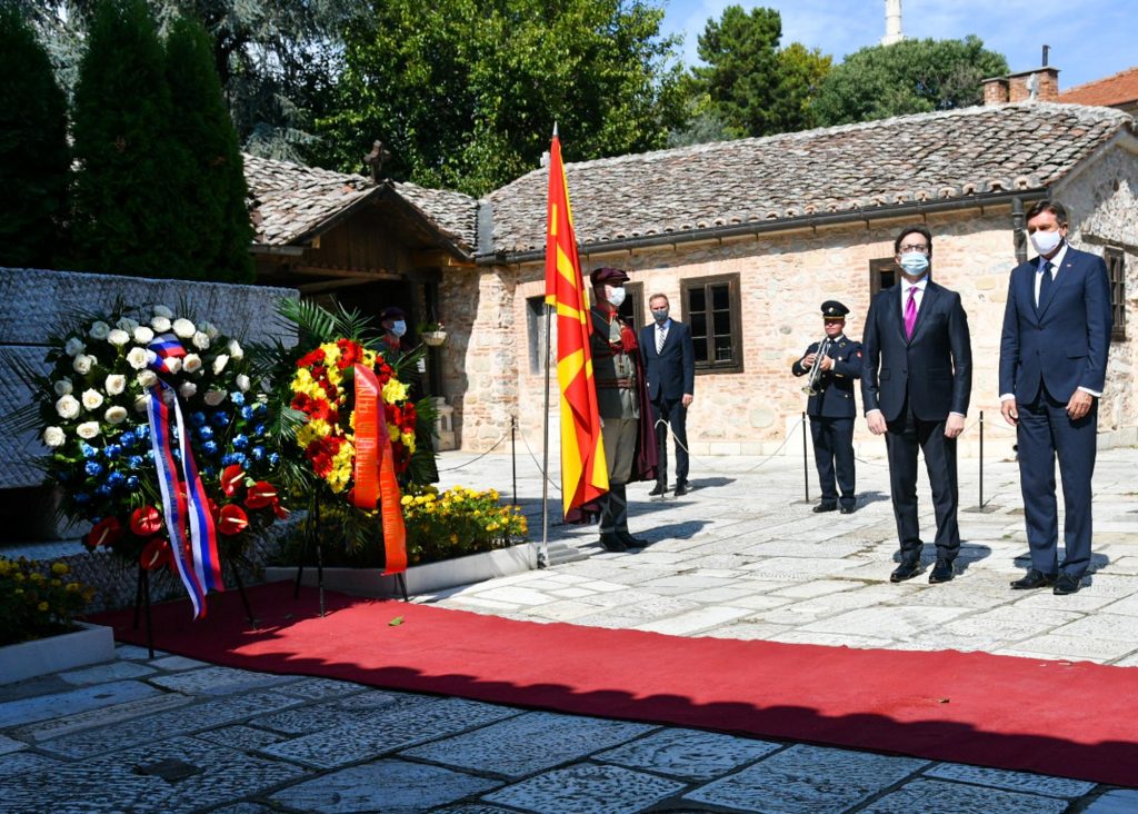 Slovenian President Pahor Visits Macedonia
