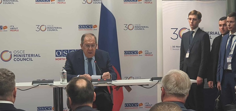 Russian Embassy Alleges Provocations against Lavrov at OSCE Ministerial