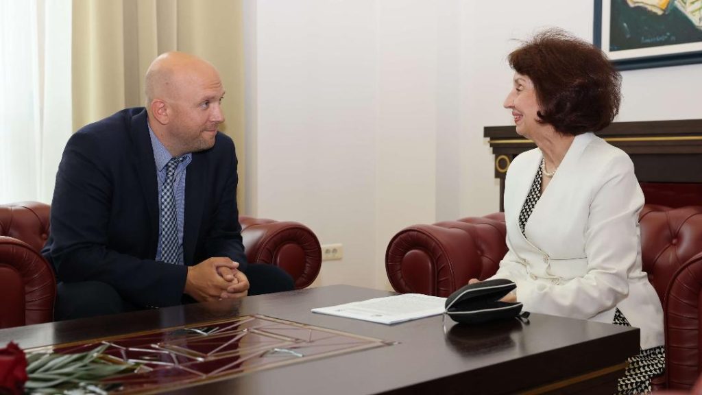 President Siljanovska Davkova Meets Germany’s Sarrazin