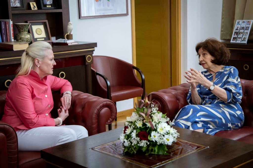 President Siljanovska Davkova Meets US Ambassador Aggeler