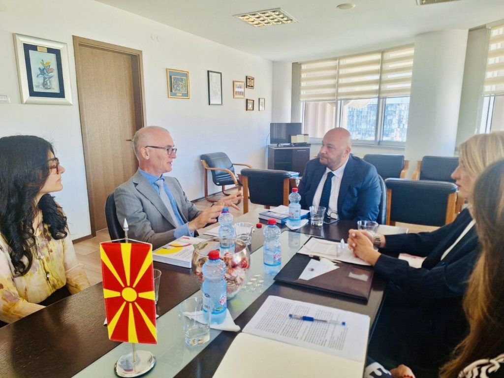 Constitutional Court’s Head and Pavlovska Daneva Meet Italian Ambassador