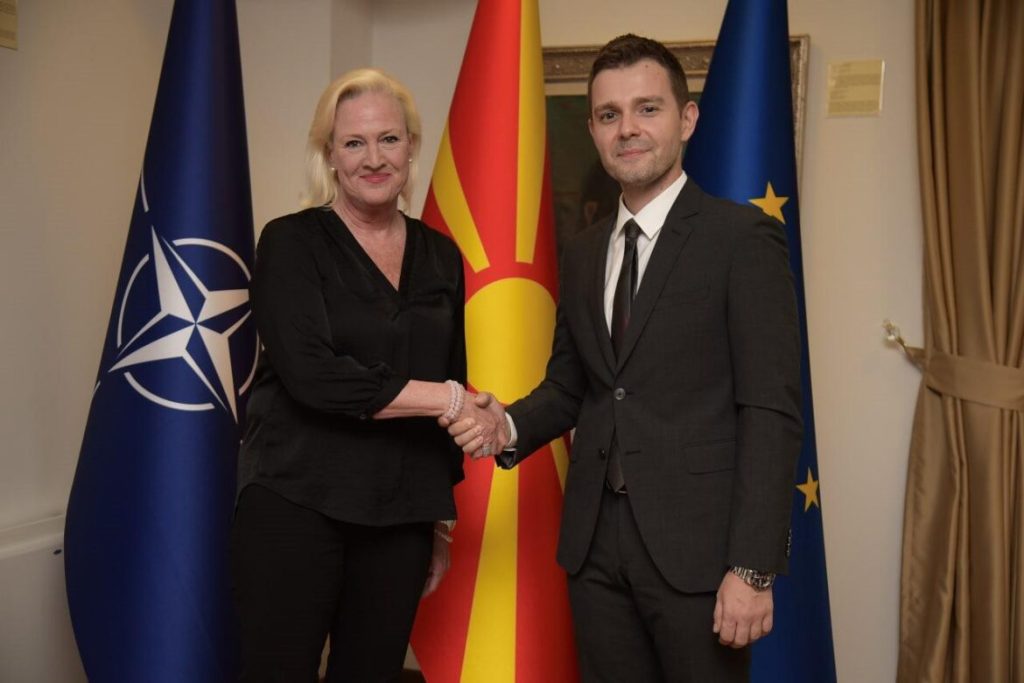 Foreign Minister Mucunski Meets US Ambassador Aggeler