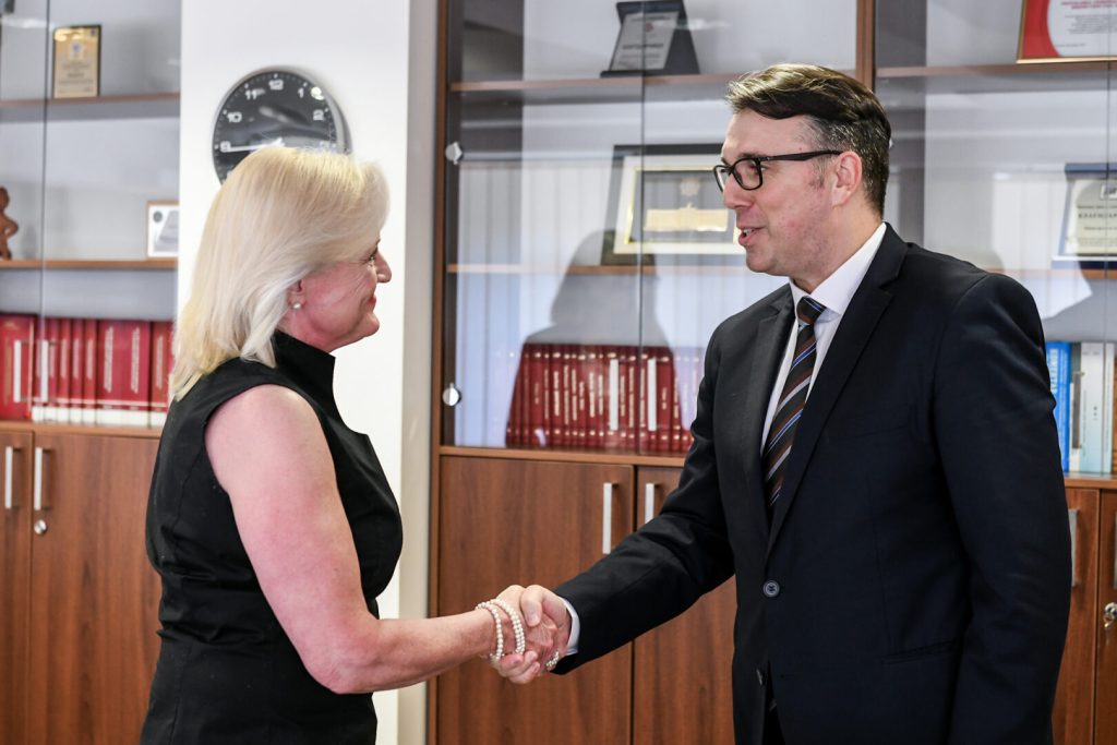 Justice Minister Filkov Meets US Ambassador Aggeler