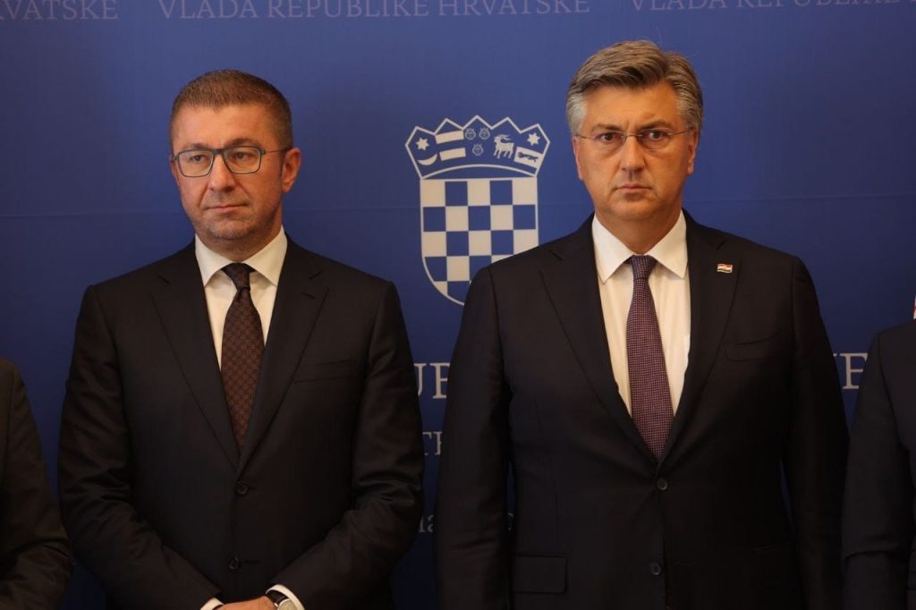 Plenkovic: Skopje EU Path Issue Unjust towards Macedonian People and Identity