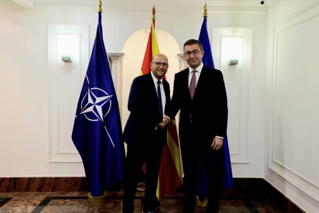 PM Mickoski Meet Germany’s Envoy for Western Balkans Sarazin
