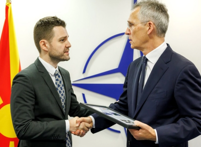 Minister Mucunski Meets Outgoing NATO Secretary General Stoltenberg