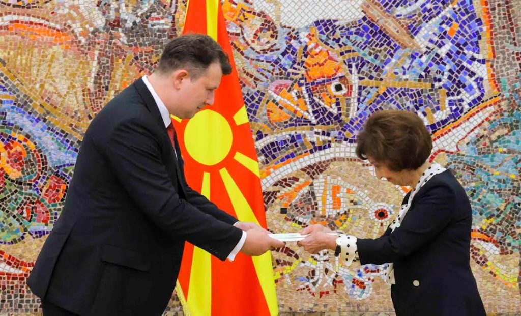 Bulgarian Ambassador Presents Credentials to President Siljanovska-Davkova