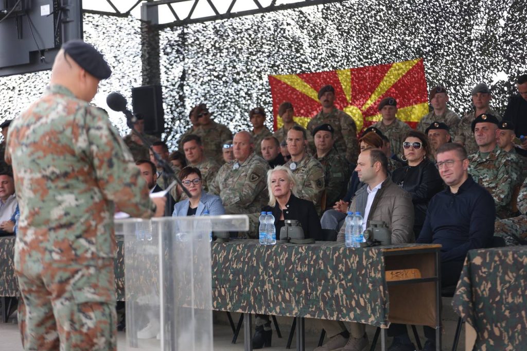 Mickoski, Misajlovski, and Aggeler Observe Exercise at KTA