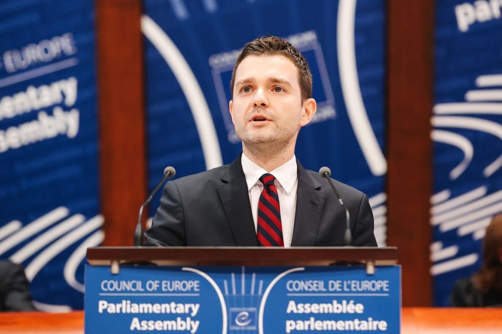 Minister Mucunski Addresses PACE Autumn Session