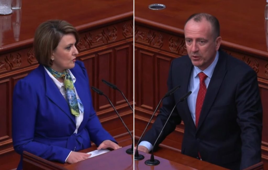 Q&A Session of Parliament Sees Accusations Traded over Albanian Language, Constitutional Changes, Education, and Health Sector