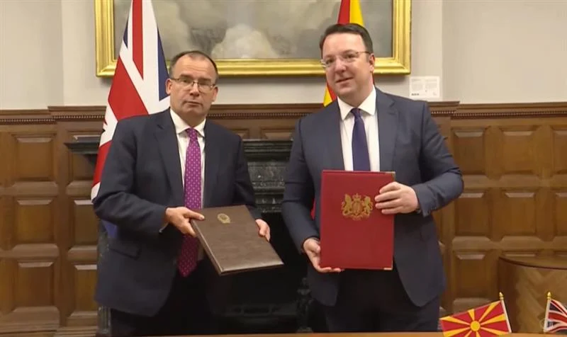 North Macedonia and UK Sign G2G