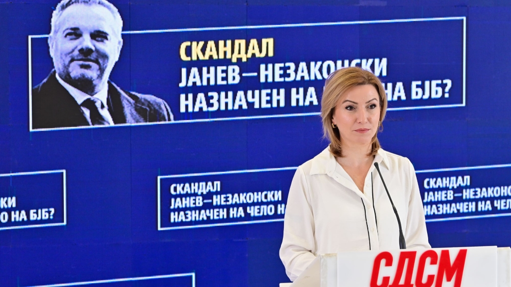 SDSM Asks whether Janev Meets Criteria to Serve as Bureau Head, VMRO-DPMNE Refutes Accusations