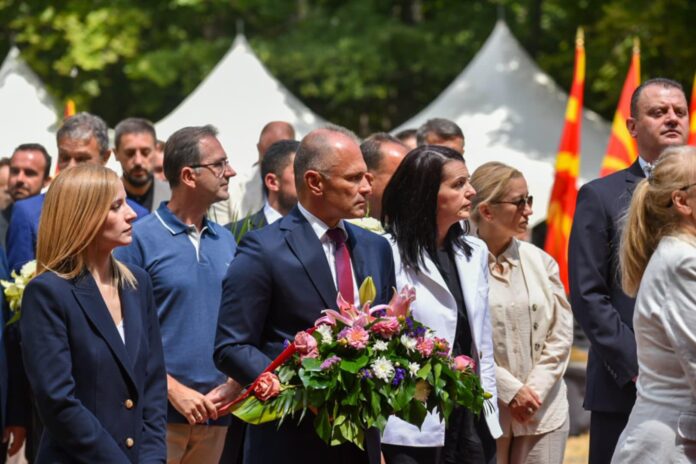 SDSM Leader Filipce Visits Krusevo on Occasion of Ilinden