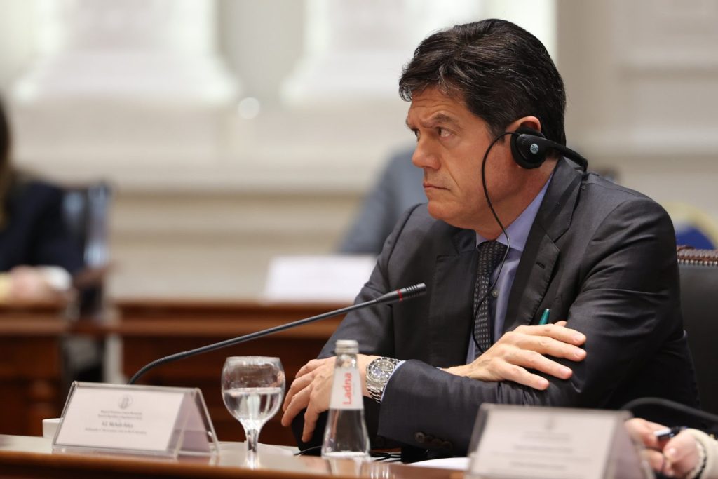 Ambassador Rokas Participates in Council for Financial Investigation Session