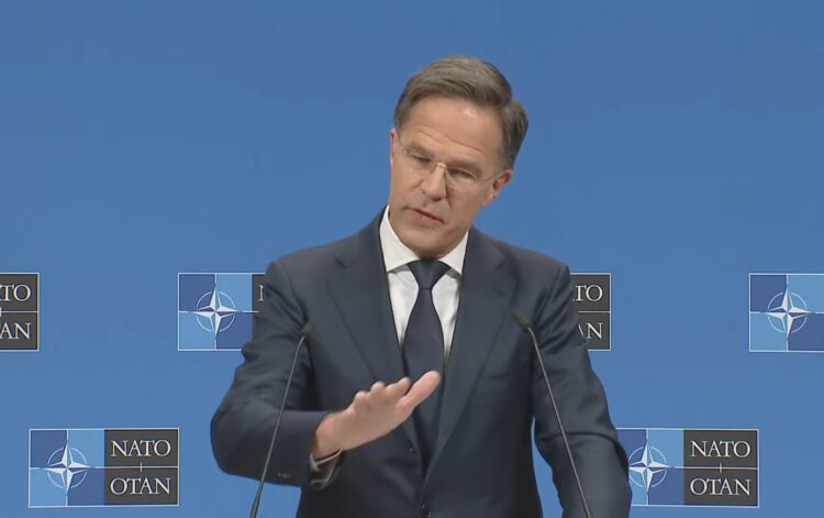 NATO Secretary General Rutte Delivers Address in Parliament