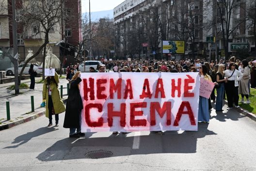 Traditional March Marking International Women’s Day Held in Skopje