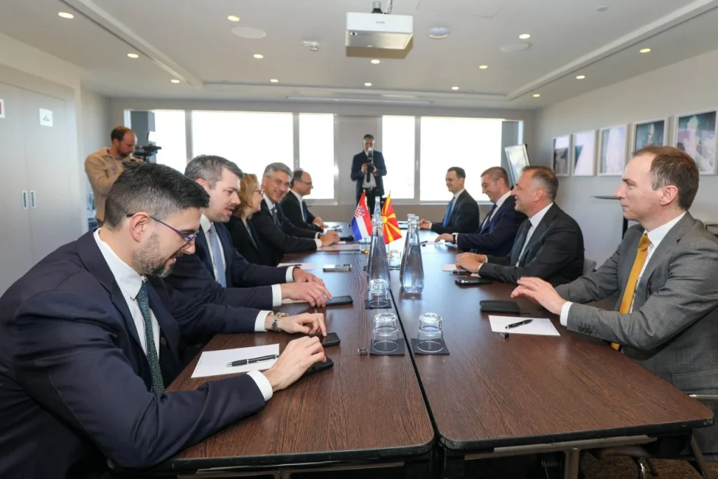 Croatia to Continue to Support North Macedonia’s EU Path, Plenkovic Says