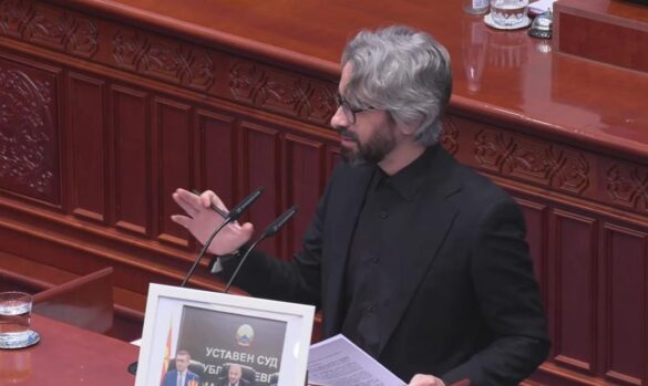 PM Mickoski Gives Negative Answer to Apasiev Question about Kostadinovski
