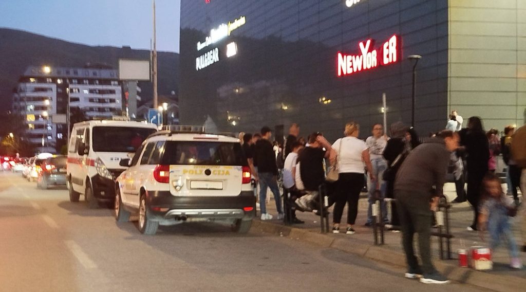 Fake Bomb Threat against City Mall in Skopje