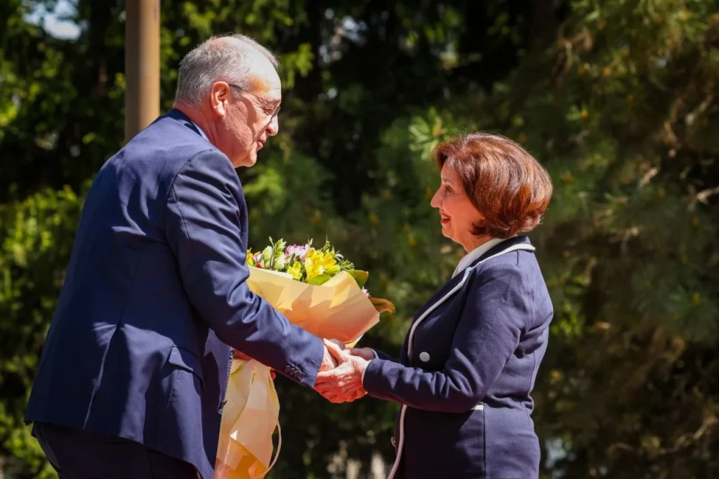 President Siljanovska Davkova Meets Swiss Counterpart Parmelin