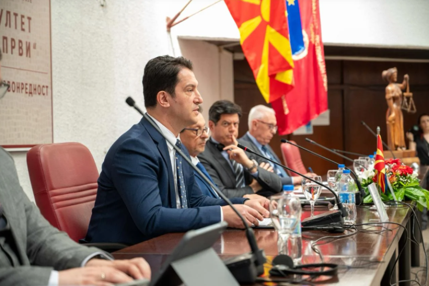 Minister Sali and Ambassador Rokas Part of Conference related to EU Path