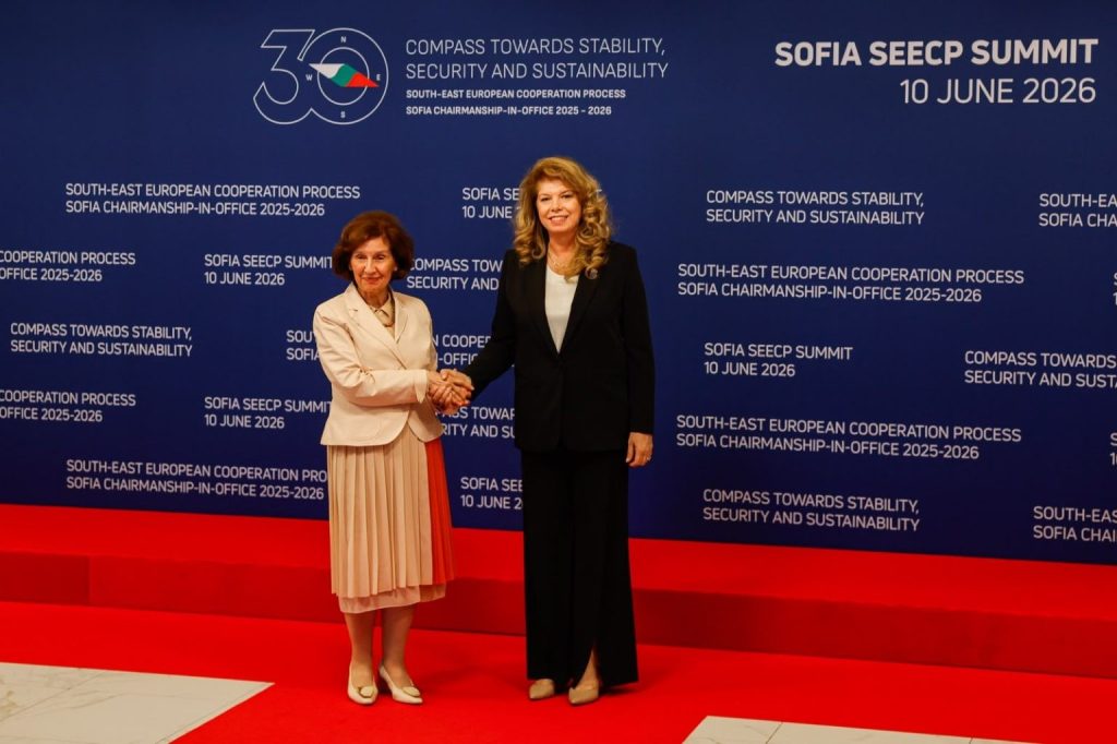President Siljanovska Davkova Meets Counterpart Iotova in Sofia