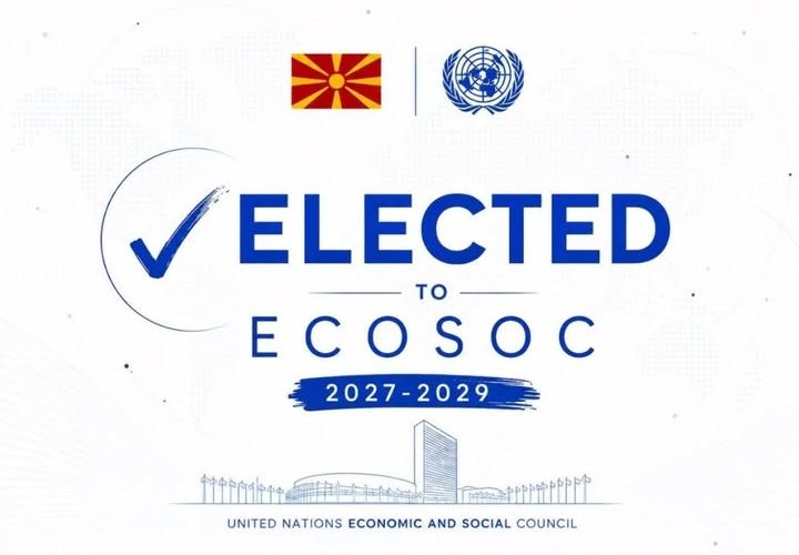 North Macedonia Elected ECOSOC Member