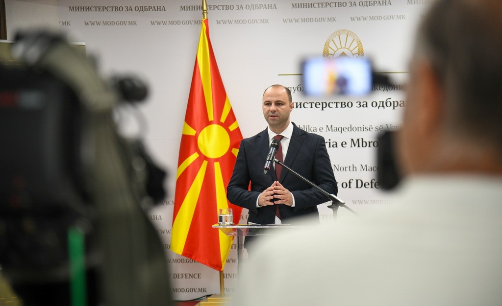 DefMin Misajlovski Attends Opening of EUROSATORY 2026 in Paris