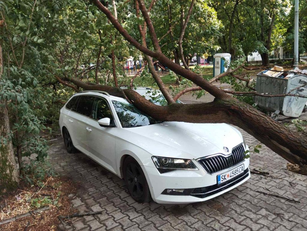 Hurricane-intensity Wind Recorded in Skopje During July 21 Storm