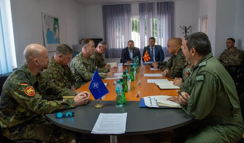 Commander of NATO Joint Force Command Naples Visits North Macedonia