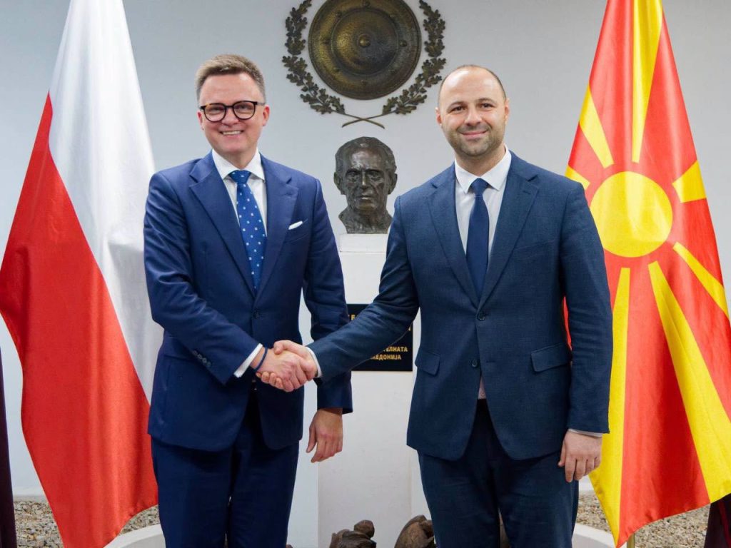 Polish Sejm Deputy Speaker Holownia Holds Meetings in North Macedonia